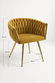 Widny Stoel Van Gouden Fluweel