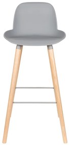 Zuiver Albert Kuip Extra Hoge Barkruk Lichtgrijs