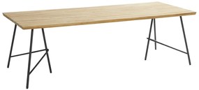 Taste by 4 Seasons Palma eetset antraciet met Lano tafel teak blad 240 cm * Sale *  Tuinset    houtkleur weerbestendig