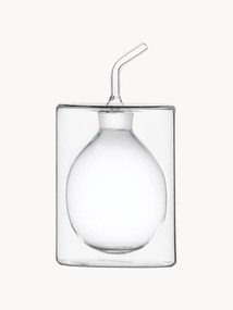Handgemaakte azijn- en olie-dispenser Cilindro van borosilicaatglas, H 15 cm