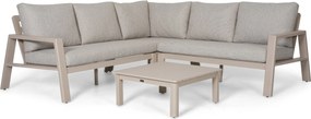 Hoek loungeset 5 personen Aluminium Zand/Beige  Lifestyle Garden Furniture Melone