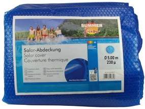 Summer Fun Zomerzwembadhoes solar rond 500 cm PE blauw