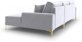 4.5-zitshoekbank Madara rechts velvet | Mazzini Sofas