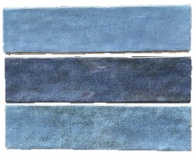 Terre d'Azur Gerona wandtegel 7.5x30cm blauw
