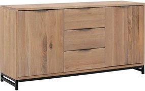 Goossens Dressoir Max, 2 deuren 3 laden