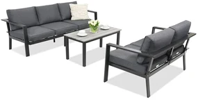 Aluminium tuinmeubelen Sydney Coffee Comfort 5 Garden Point antraciet