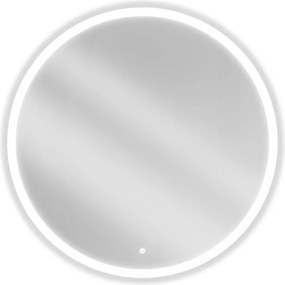 Mexen Oro verlicht badkamer spiegel, rond 100 cm, LED 6000K, anti-condens - 9824-100-100-611-00