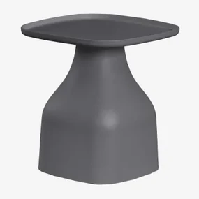 Vierkante Bijzettafel (48x48 Cm) Jubarri Grijs – Grafiet & ↑50 Cm - Sklum