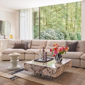 Bouclé kussenhoes, Belvini