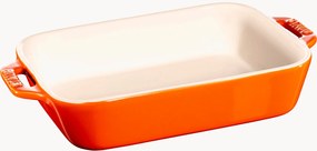 Rechthoekige ovenschotel Orange van keramiek