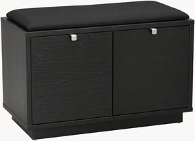 Houten gestoffeerde bank Confetti met opbergruimte