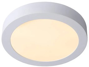 Lucide Brice ronde plafondlamp 24cm 15W wit