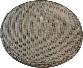 Lazy Susan draaiplateau grijs 70cm doorsnede