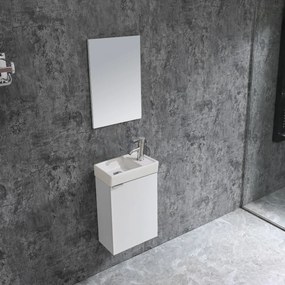 Badstuber Nova toiletmeubel 40x60cm met spiegel wit