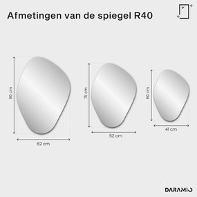Iriserende spiegel – Pure Collection R40