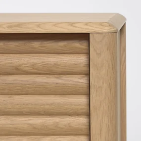 Kave Home Lenon Eiken Retro Dressoir - 155x45x86cm.