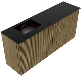 Mondiaz Joya 90cm toiletmeubel dusk met wastafel faye links 1 kraangat urban