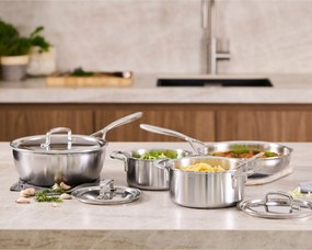Demeyere 5-Plus Potten- en pannenset, 4-delig - 5-Plus - Demeyere