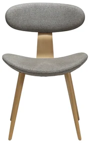 Dan-Form Buckle Eetkamerstoel Scandinavisch Design Grijsbruin Eiken