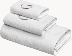 Katoenen handdoekenset Monogram van A tot Z, 3-delig