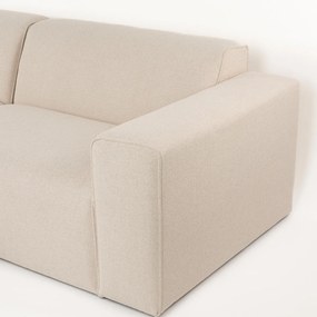 Zuiver Milka Sand Design Bank Met Chaise Longue Links Zandkleur