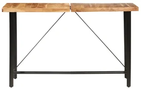 vidaXL 9-delige Barset massief acaciahout en massief gerecycled hout