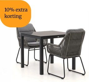 + 10% kassakorting | Diningset Intenso | 2 personen | Tuinset kunststof | 3-delig | Kees Smit Tuinmeubelen