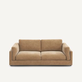 Slaapbank in stonewashed fluweel, CESAR