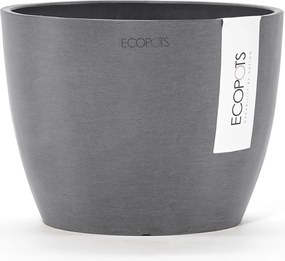Ecopots bloempot Stockholm Mini 16  - Rond - Grey - Diameter 16,2 x H12 cm