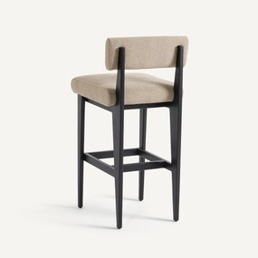 Barstoel in massief beuken en structuurstof, Izag