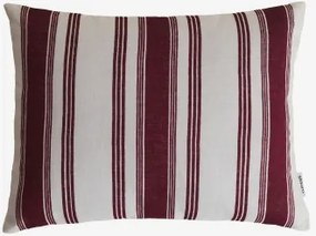 Rechthoekig Kussen 30x40 Cm In Norvek-linnen Wijnrood - Gardeniawit - Sklum