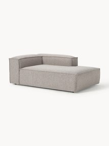 Chaise longue hoekmodule Lennon van bouclé