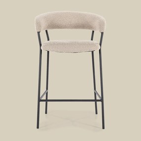 Eleonora Luka Barkruk Boucle Stof Taupe