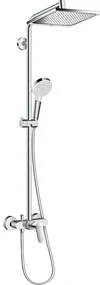 Hansgrohe Crometta e 240 1jet showerpipe met douchekraan chroom 27284000