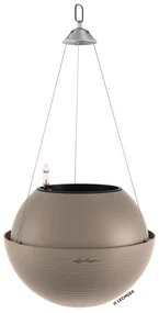 LECHUZA Hangplantenbak BOLA Color 32 ALL-IN-ONE zandbruin