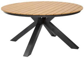 Lesli Living  Ronde Tuintafel - Arezzo - Aluminium - Ø 150 cm - Lesli Living