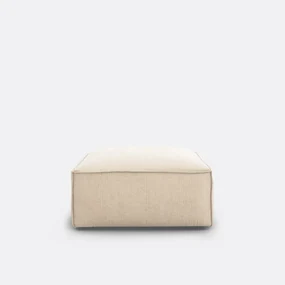 Modulaire poef, geribd vintage fluweel, Seven