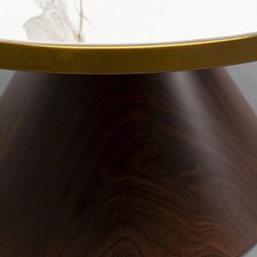 Kare Design Cono Ronde Salontafel Marmer - 70 X 70cm.