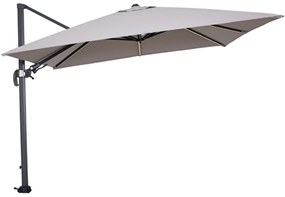 Garden Impressions Hawaii zweefparasol Lumen LED 300x300 cm - zand