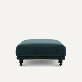 Voetenbank van fluweel chenille, Lazare