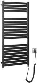 Sapho Tondi elektrische radiator zwart mat 45x97cm 300W