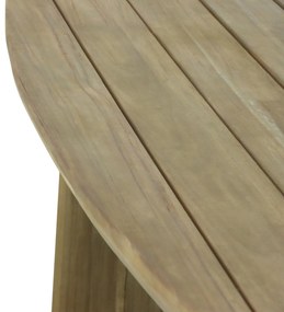 Tuinset 6 personen 240 cm Aluminium/rope Taupe Santika Furniture Santika