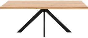 Goossens Eettafel Blade, Strak blad 200 x 100 cm 6 cm dik