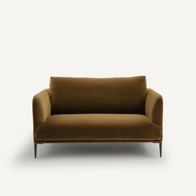 Fluwelen 2-zitsbank, Oscar-design E. Gallina