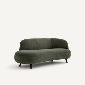 Slaapbank links, in polyester, ROSEBURY, ontwerp Emmanuel Gallina