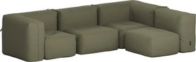 Soft Zitzak Outdoor 4 Seater Hoekbank - Kirra Olive