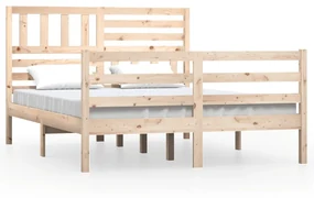 vidaXL Bedframe massief hout 140x200 cm