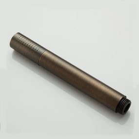 Saniclear Antique glijstangset met staafhanddouche verouderd messing