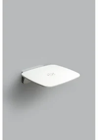 Provex Serie 300 douchezitje opklapbaar chroom wit 3020SD69PM