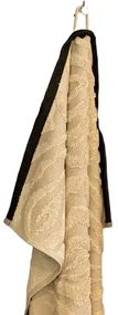 Handdoek katoen – handdoek Zanzibar – handdoek beige 50×70
